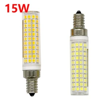 AC220V AC110V E11 E12 15 W PC-основа дроссельные светодиодные лампы лампочки «Кукуруза» лампада Bombillas заменить 100 W-150 W галогенная лампа