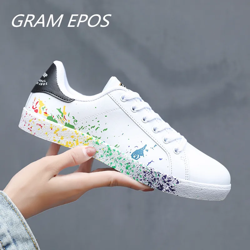 

Unisex Spring Autumn Big Size 46 Brand Shoes Men Causal Classic White Shoes Walking Lace up Adult Chaussures Hombre Trainers