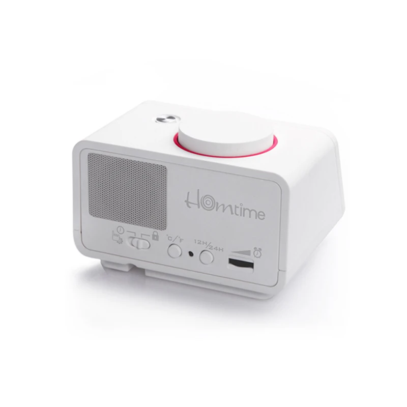 Fashion Simple Multifunction Electronic Alarm Clock LED Mute Night Light Sleeping Tape Thermometer Bed Head Oversize Ringtone