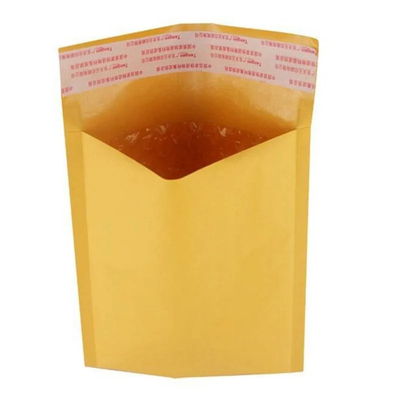 50 шт. 130 мм* 130 мм+ 40 мм качественный желтый крафтовый конверт Мягкий Конверт сумки кухонный пакет для хранения