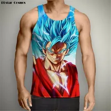 Plstar Космос Dragon Ball Z жилет Супер Saiyan 3D Безрукавки для женщин анимации 3d Вегета хип-хоп Для мужчин/мальчик DBZ Повседневное топы корректирующие Большие размеры 5XL