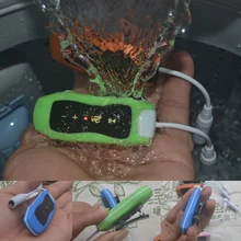 Высокое качество Hifi 4 Гб 16 Гб водонепроницаемый mp3 плеер плавательный бассейн fm-радио наушники мини клип Mp3 музыкальный плеер mp3 скачать