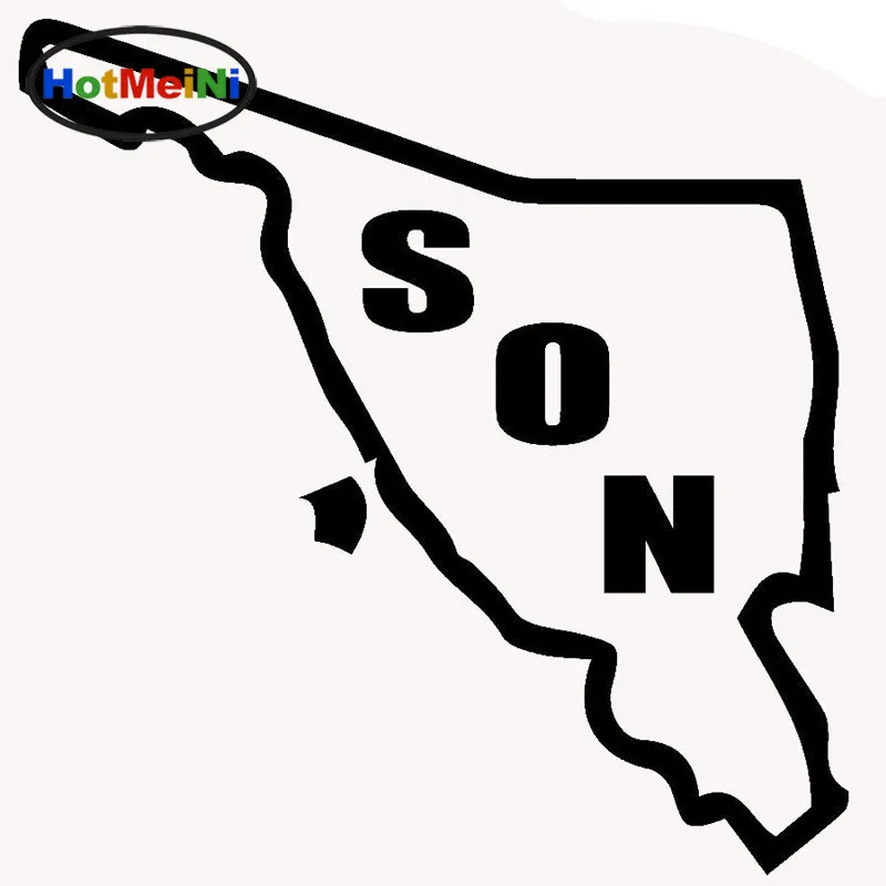 HotMeiNi Funny Humor Son Sonora Mexico State Map Car