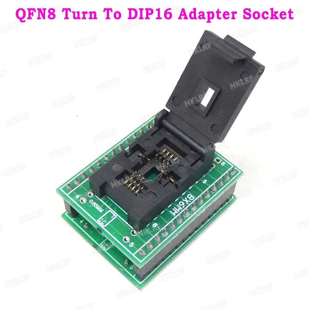 QFN8 to DIP16 Programmer Adapter (1)