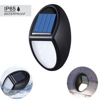 

10 LED Solar Light Waterproof IP65 Security Wall Lamp Energy Saving Yard Path Home Garden Emergency Lamp Sconce