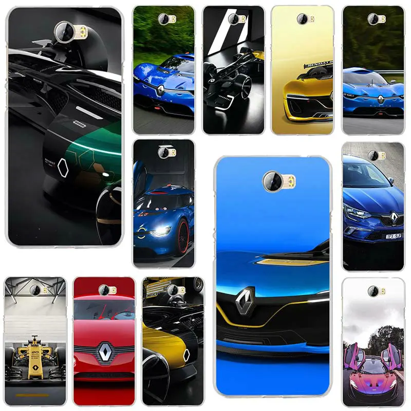 

Renault Concept Car Logo Soft Mobile Phone Accessories for Huawei P8 P9 P10 P20 P30 Mate 10 Pro Honor 7X 9 Lite 2017 Case Shell