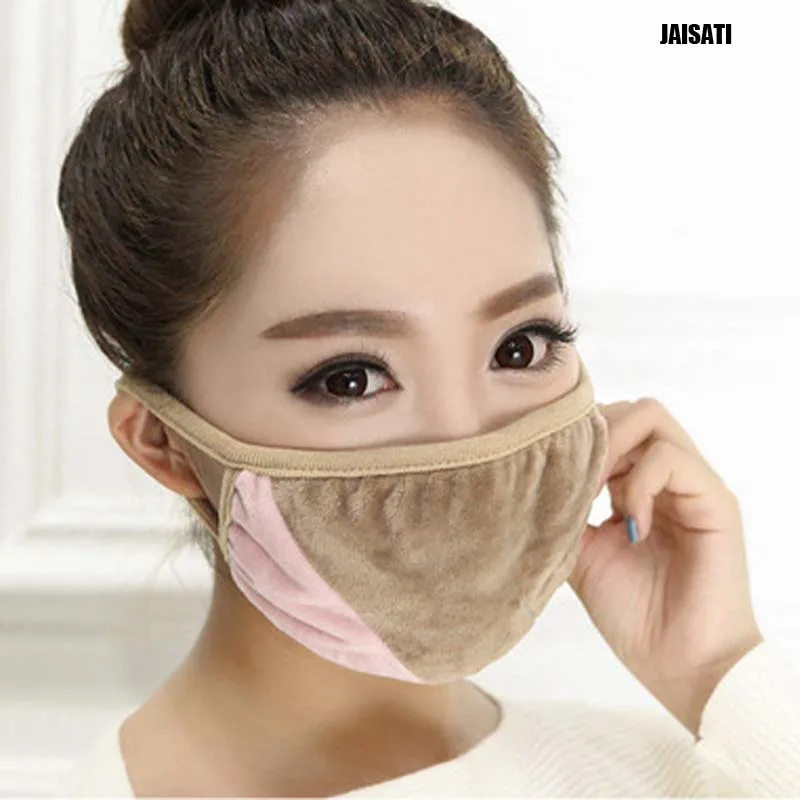 

Thick non-woven dust mask Outdoor three-layer breathable warm portable protective mask