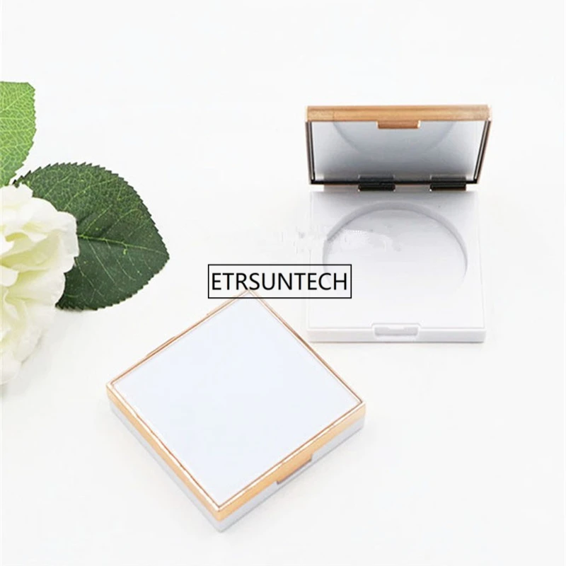 

100pcs Empty Blusher Compact Cosmetic Powder Case Eyeshadow Containers Square Portable Lip Rouge Sub Packaging Box F2752