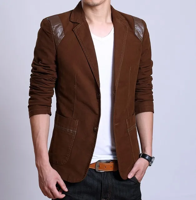 spring 2015 suit men brand casual jacket terno masculino latest coat ...