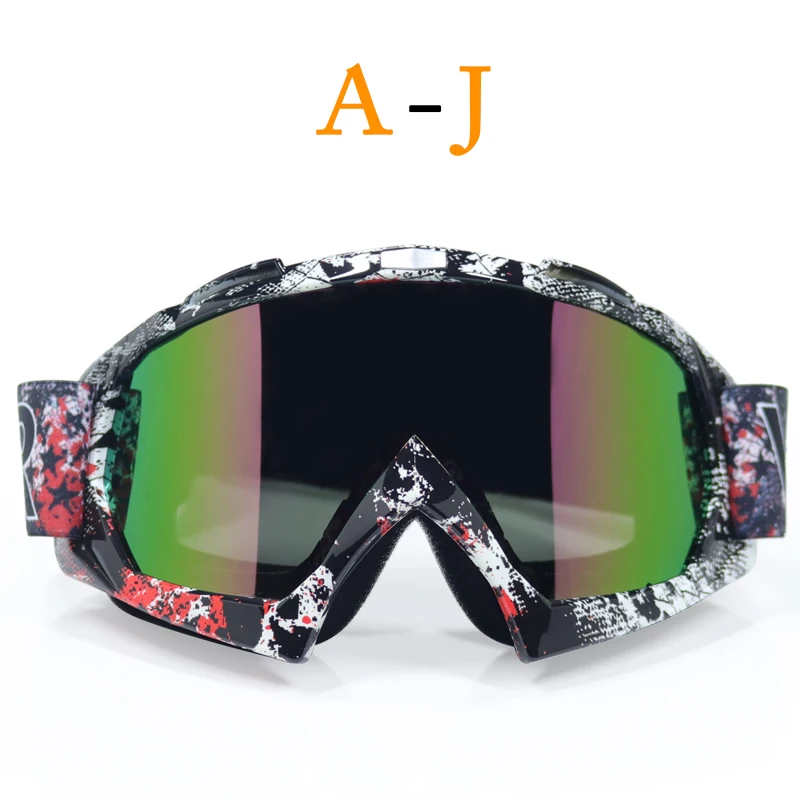 moto cross шлем очки gafas moto cross dirtbike moto rcycle шлемы очки для катания на лыжах - Цвет: E1