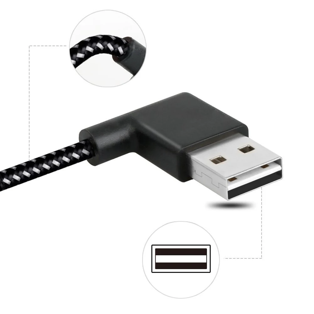 С поворотом на 90 градусов разъем не допускает перехлестывания шнура USB кабель с