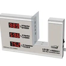 Измеритель передачи солнечной пленки, тестер передачи оконной пленки 950nm IR 365nm, коэффициент пропускания ультрафиолета LS181