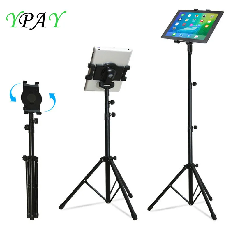 

Tripod Rotation 7-10 inch Tablet Holder Stand 146cm for Ipad Air Mini Floor Stand Tablet Mount Holder with Tripod for IPAD 9.7