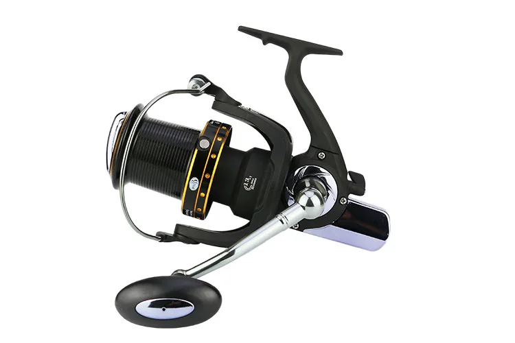 Liga de Alumínio Carretel de Pesca Roda de Arremesso Artes de Pesca Carretel de Fiação Forte Distantes Pesca Carpa 6000-10000series 14bb 23 Esporte e Lazer