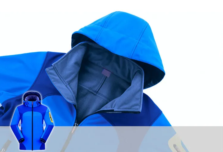 Для мужчин Зимние Спорт на открытом воздухе водоотталкивающая теплые куртки Теплый ветрозащитный Кемпинг пеший Туризм внутри флис бренд