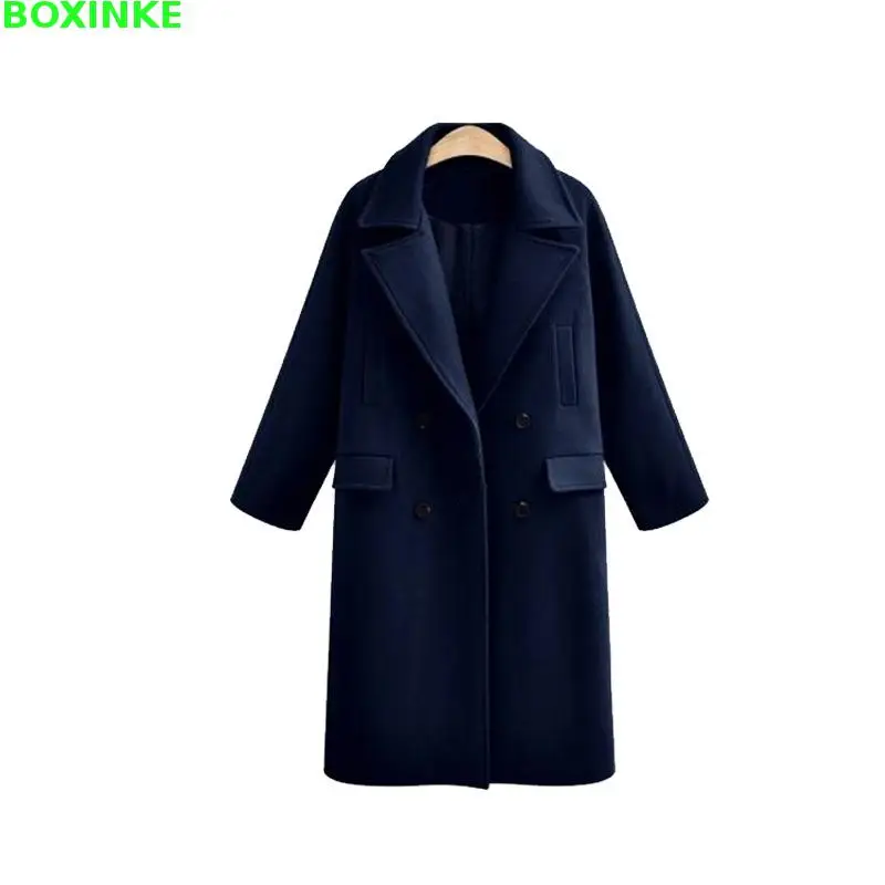 2017 Coats Big Size Long Hair Coat Europe And America font b Women s b font