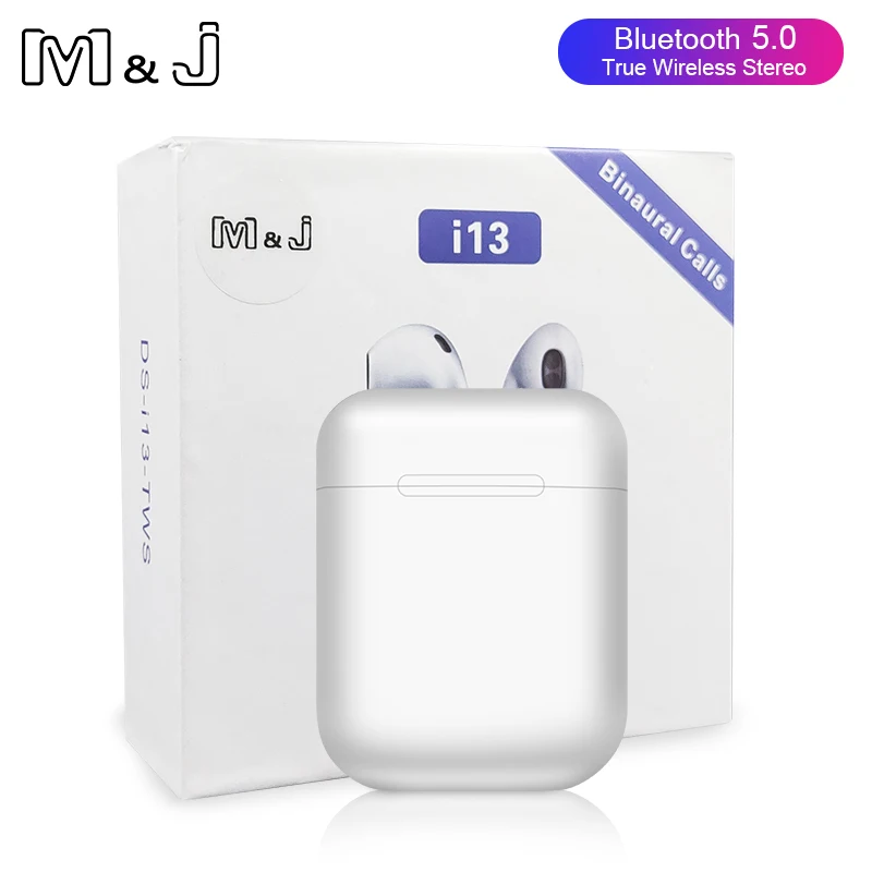 

i13 tws Touch control Bluetooth 5.0 Earphone Wireless Earbuds 3D Surround Sound Charging case for iPhone xiaomi PK i20 i10 TWS