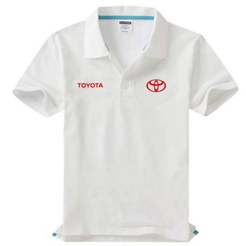 

Brand clothing Toyota logo Polo Shirt Casual solid male polo shirt Short Sleeve High quality