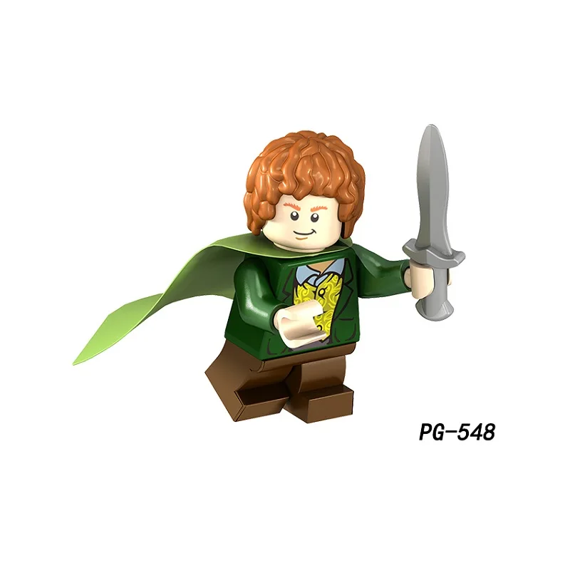 

Single Sale Lord of the Rings Sam Frodo Aragon Gray Gandalf Bonf Rydgarst Building Blocks Figures Gifts Toys Children PG8160