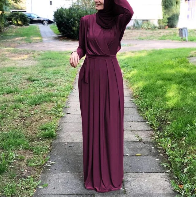 ОАЭ абайя Дубай Кафтан Малайзия гофрированные шифон кимоно кардиган мусульманский хиджаб платье для женщин Дубай турецкая исламская одежда - Цвет: picture color