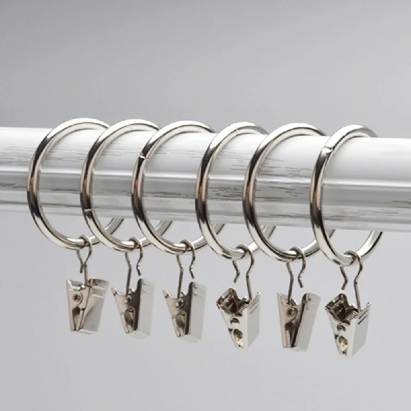 10Pcs/Lot Metal Eyelets for Curtains Curtain Rings Clips with Eyelets
