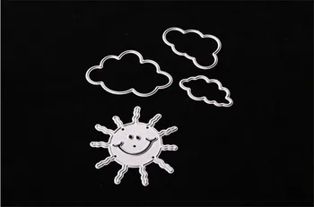 

Sun Cloud Metal Cutting Dies For Scrapbooking Stencils DIY Album Cards Decoration Embossing Folder Die Cutter Template