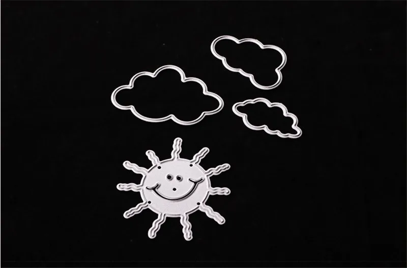 Sun Cloud металлические режущие штампы для трафареты скрапбукинга карточки