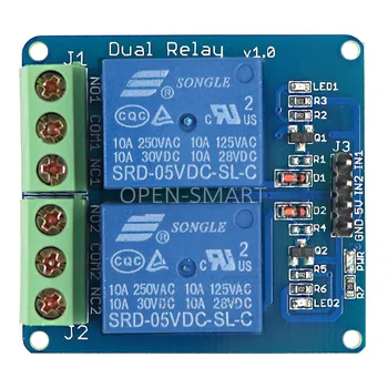 

5V Dual Relay Module 2 Channel Relay module High Level Trigger for Arduino