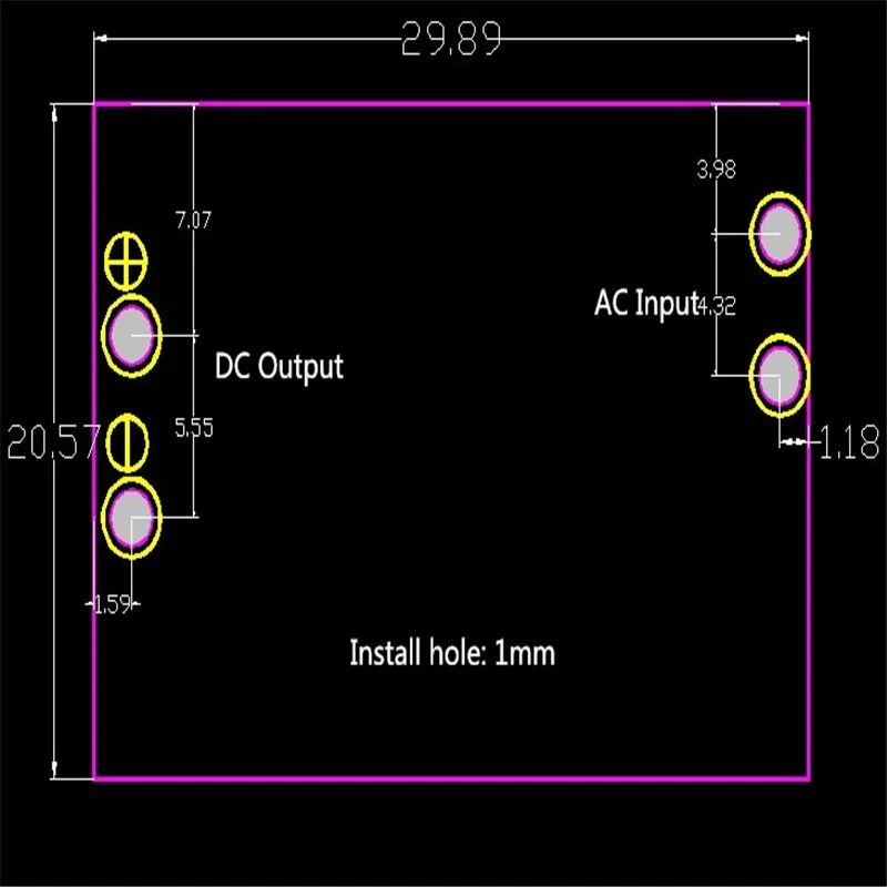 AC85-265V к DC3.3V 5 в 9 в 12 В 24 в импульсный модуль питания AC-DC светодиодный регулятор напряжения понижающий модуль
