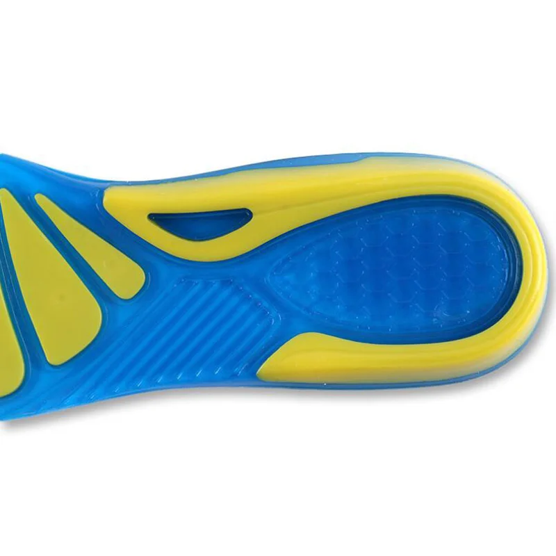 JUP3 Pairs Silicon Gel Can be Cut Silicone Sports weat Sweat Deodorant Shocks Thickening Military Shoes Pad Damping Soft Insoles