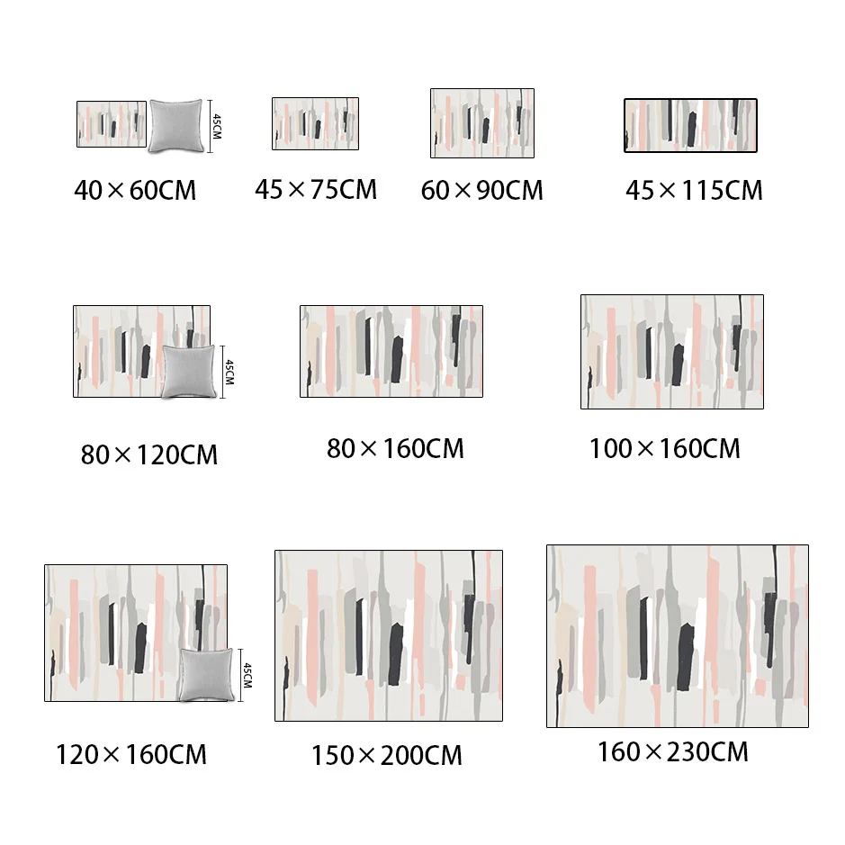 Ковры в скандинавском стиле для гостиной, спальни, дивана, журнального столика, кабинета, прикроватные ковры, хрустальные бархатные коврики, геометрические домашние ковры