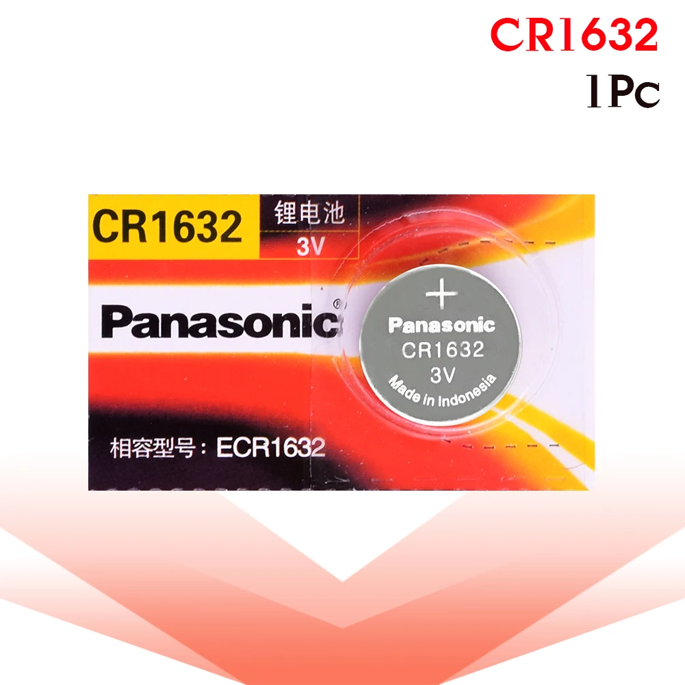 

1pc cr1632 3v button cell coin lithium batteries for watch high energy density BR1632 ECR1632 DL1632 KCR1632 LM1632 KL1632
