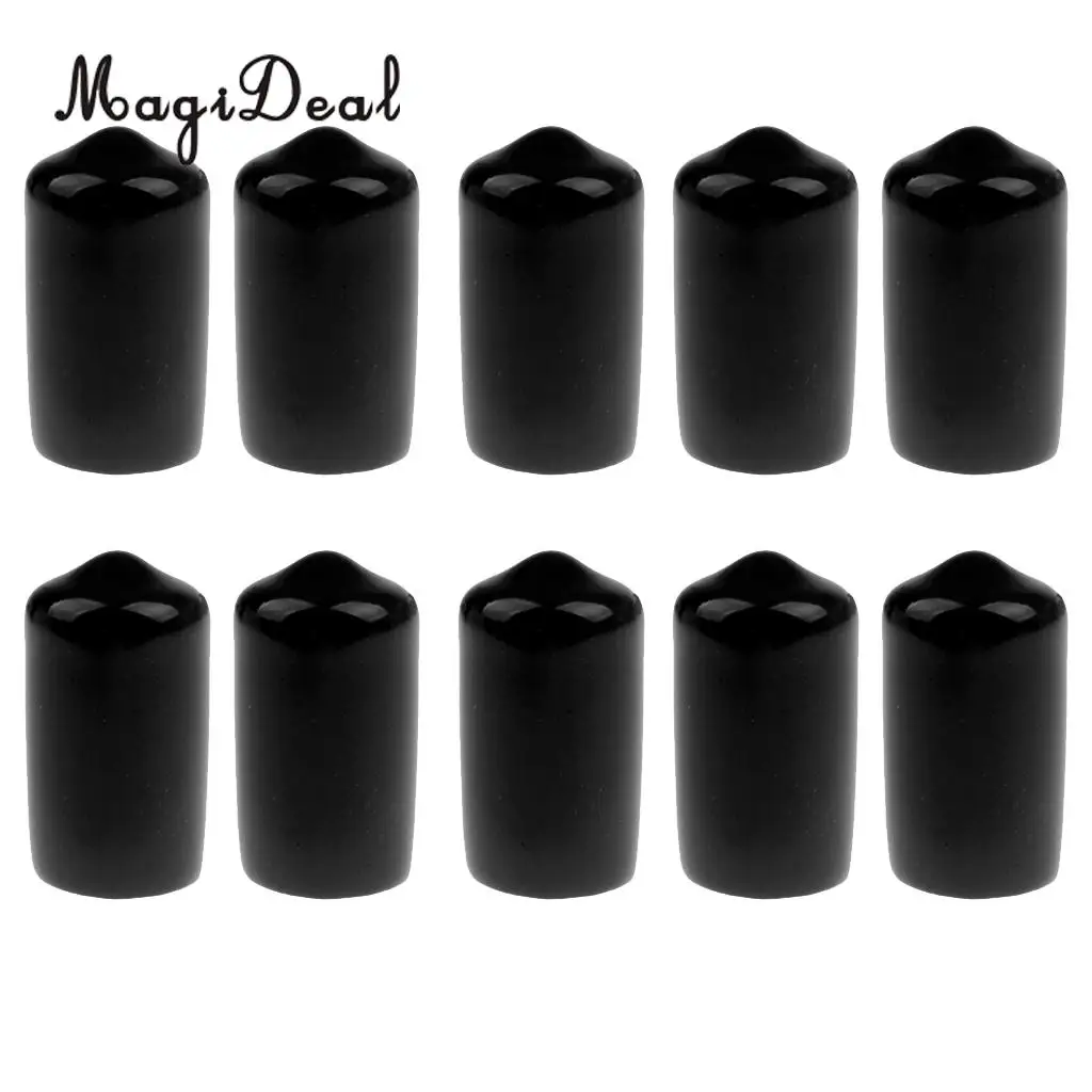 MagiDeal Funny 10Pcs 10/12mm Rubber Pool Billiard Cue Tip Rubber