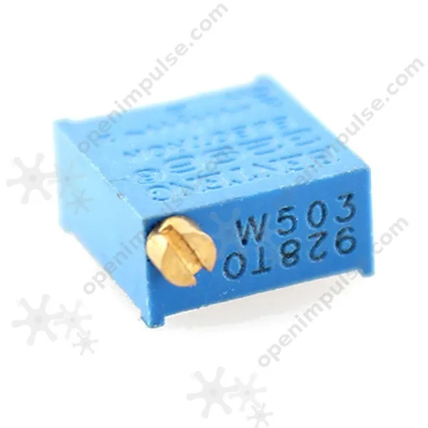 

100pcs 100k Multi-Turn Potentiometer (3296W-104)