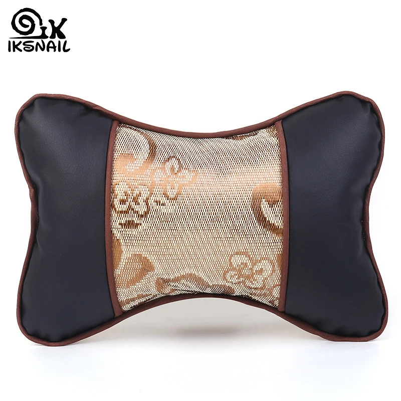 

IKSNAIL Car Neck Pillow Car Auto Seat Head Pillow Car Interior Neck Rest Cushion Headrest Pillow Pad Neck Breathable Head Pillow