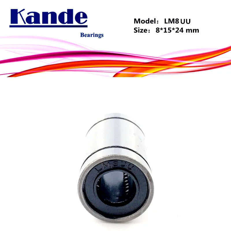 Lm8Uu 1Pc High Quality Lm8 Linear Bearing 8X15X24 Mm Uu For 3D Printer Sm8Uu huismerk kopen in de aanbieding