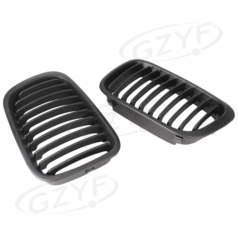Car Front Grill Grille For BMW 3 Series E46 Touring Saloon 4-Door 1998-2001 & E46 Compact 2001 2002 2003 2004 Matt Black ABS car exterior accessories,car grill mesh
