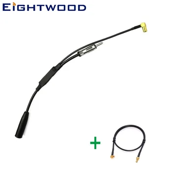

Eightwood DAB Car Radio Adapter Conversion FM/AM to FM/AM/DAB Antenna Splitter with SMB Female to MCX Male Aerial Adapter Cable