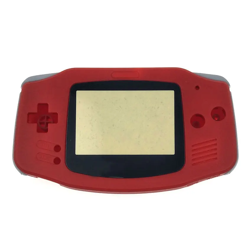 YuXi полный комплект Корпус чехол Сменный Чехол пластиковый корпус чехол для Gameboy Advance Игровая приставка GBA кнопки+ светящийся корпус - Цвет: G