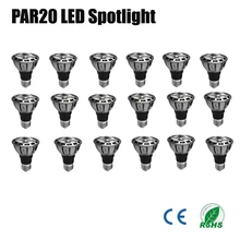 18 шт./лот Par20 светодиодный затемнения 7 W 110 V 230 V 240 V зонтик лампада светодиодный Par20 COB светодиодный энергосберегающий 80 90Ra 2700 K 3000 K 4000 K 5500 K
