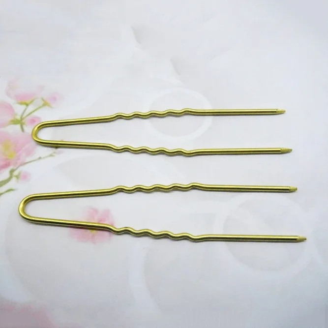 

12PCS 64*6MM Iron Gold Color Plated Hair Jewelry Hair fork Diy Jewelry Findings Accessories Wholesale