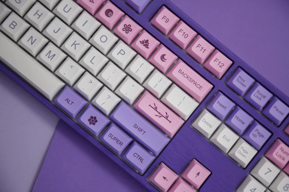 122 ключей XDA ARC HANA сублимируемый краситель PBT DSA колпачки Macaron etheramic для механической клавиатуры Вишневый выключатель MX keycaps