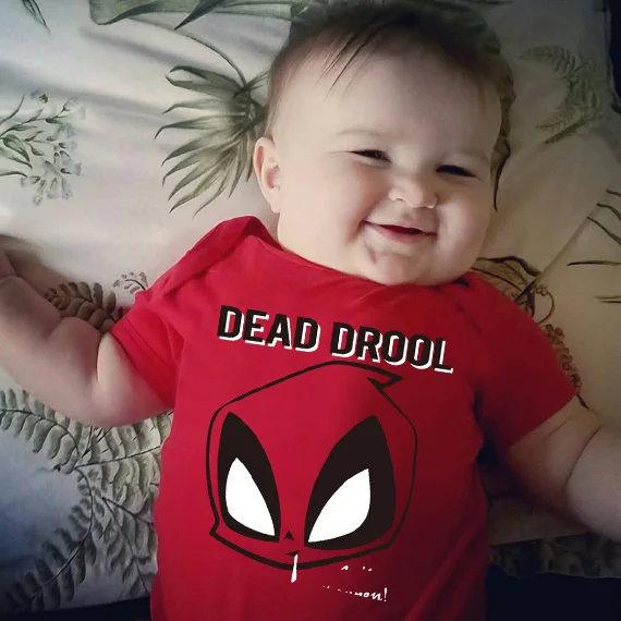 Baby Bodysuits made from viscose  Summer Dead Drool Print Baby Rompers Boy Cotton Infant Jumpsuit Baby Girl Romper One Piece Toddler Costumes Newborn Baby Clothes Baby Bodysuits expensive