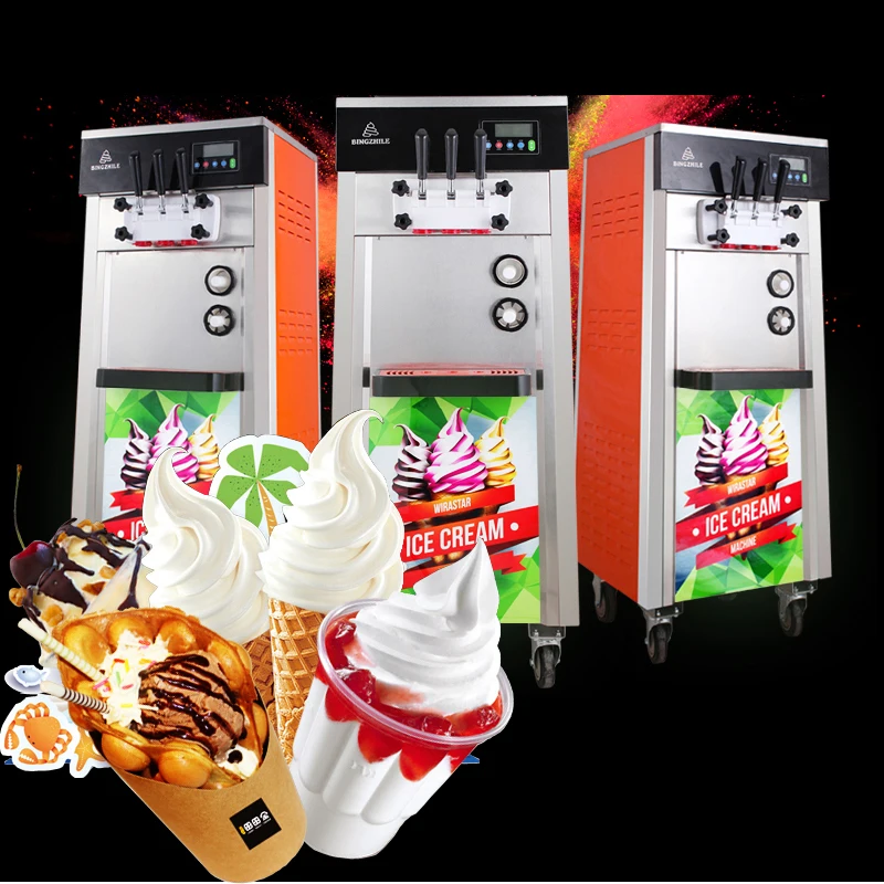 

Hot Sale soft service ice cream machine ice cream maker old fashioned ice cream maker