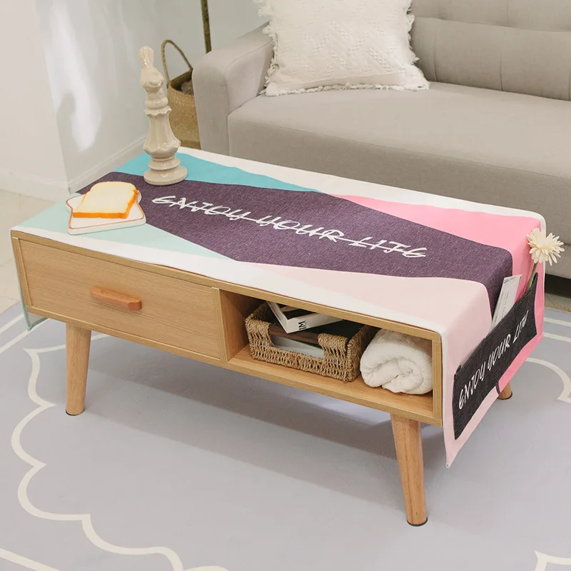 

Nordic Cartoon Tablecloth Waterproof Table Cover Rectangle Table Carpet Desk Cloth For Table Manteles Wipe Covers Tablecloths