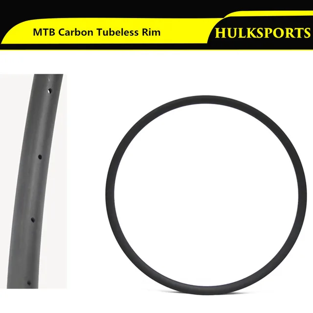 Best price at $164 Cheap Newest MTB Carbon Rims 29er Tubuless Rim 30mm Wide Carbon mtb Bike Rims 29 25mm Tubeless Carbon Fiber MTB Parts HK-M25-W30-29-A
