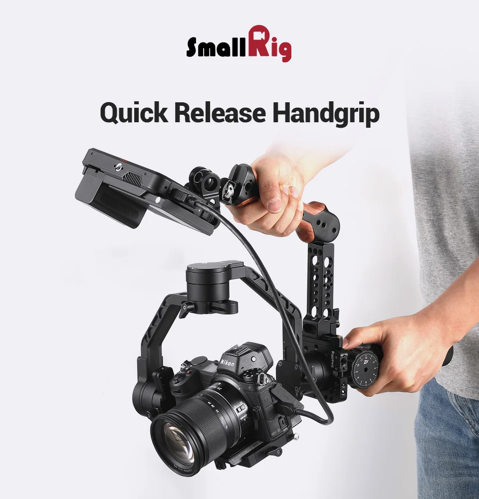 Быстросъемная ручка для камеры SmallRig для DJI Ronin S/для Zhiyun Crane 2/для Moza Air 2 Gimbal стабилизатор 2340