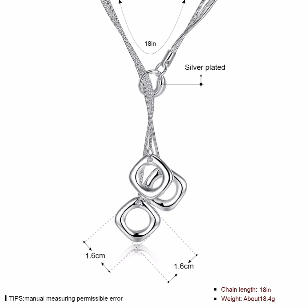 Chocker ювелирные изделия многослойные квадратные кулон ожерелье массивное