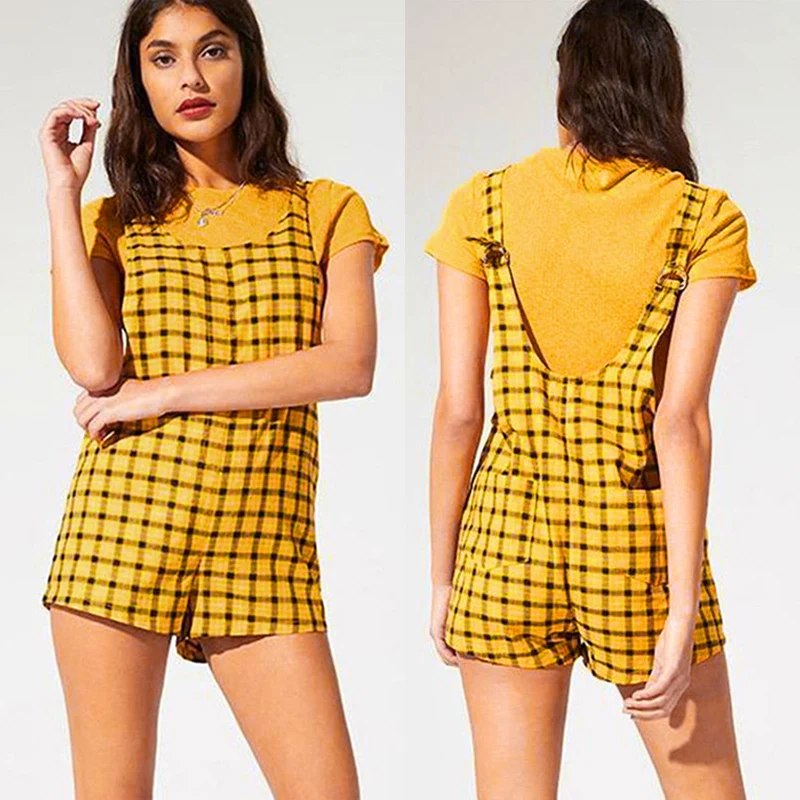 Summer Bib Pants Shorts Playsuit Party Jumpsuit Romper Trousers OverallsXM