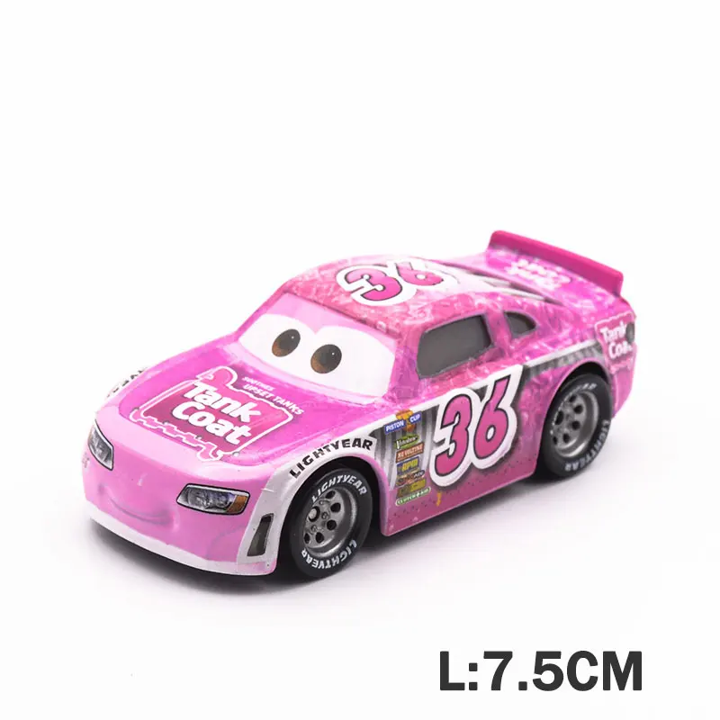 Pixar Cars 3 Miss Fritter Black Jackson Storm Mack Truck Smokey Daniel Swervez Diecasts металлический сплав автомобиля